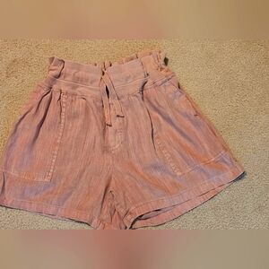 Kut from the Kloth High Waist Pink Short Size Large